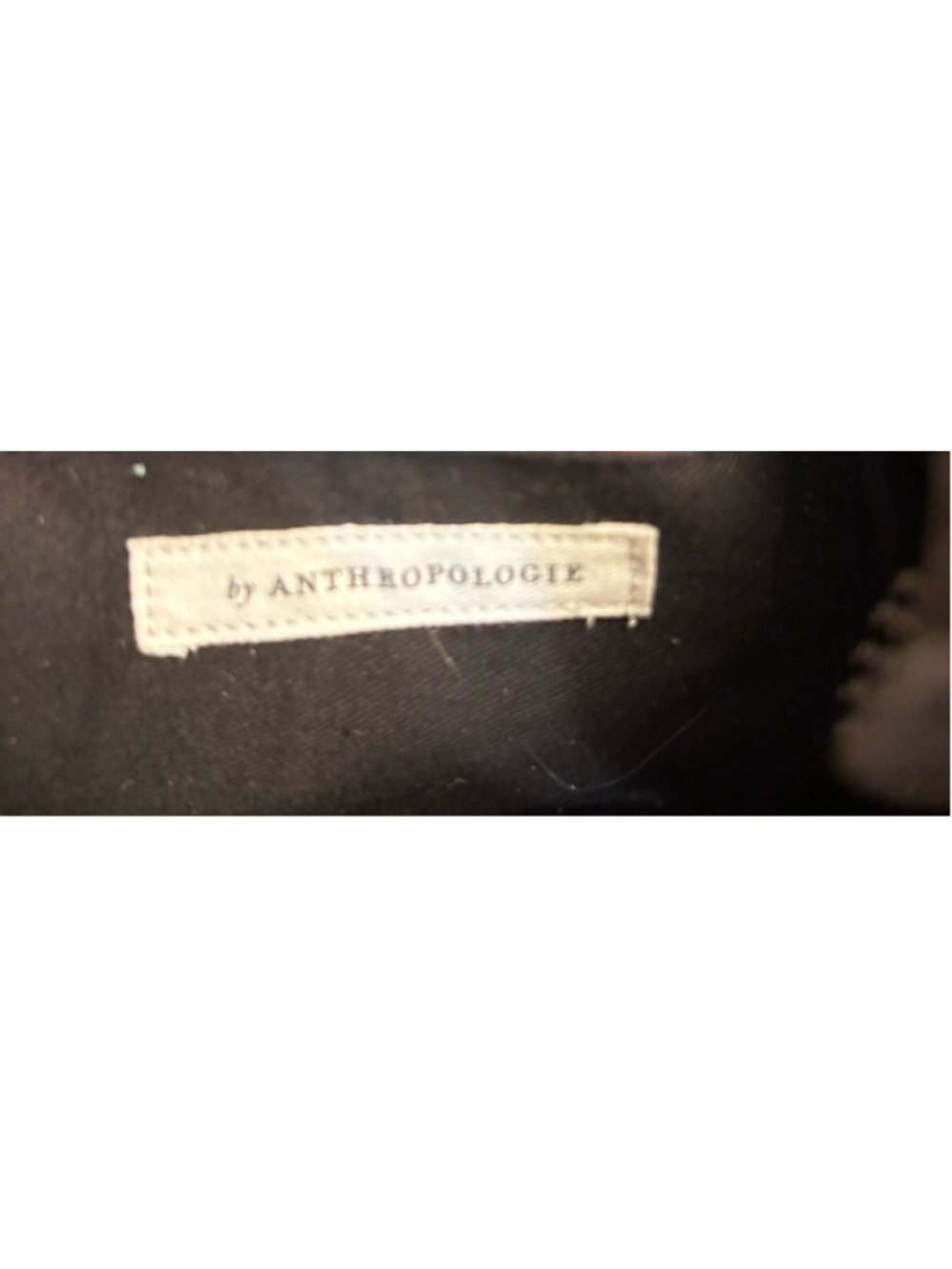 Anthropologie Shoulder Bag One Size Black White Beaded - Picture 4 of 5